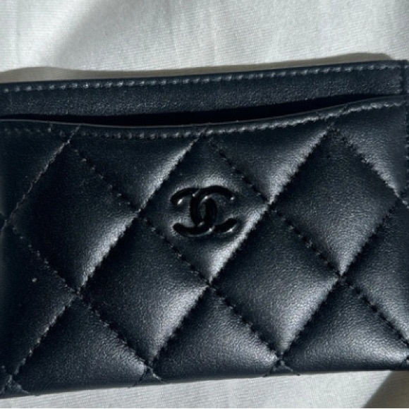 CHANEL Handbags - Chanel classic black card holder